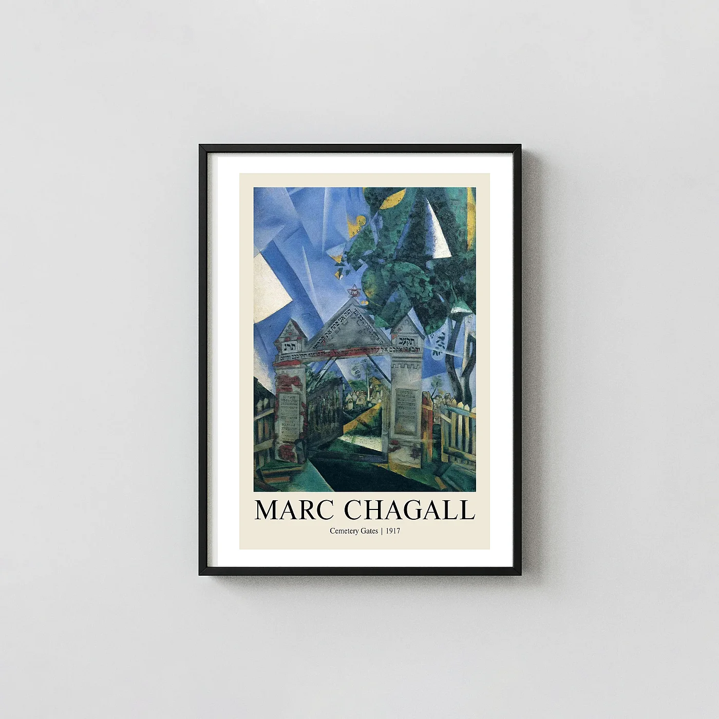 Classic Marc Chagall art print - fine art poster print
