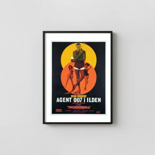 Thunderball (james Bond) Movie Poster – Collector Poster: Vintage Action Wall Art Print