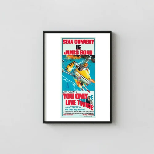 You Only Live Twice Movie Poster – Collector Poster: Vintage Wall Art Print
