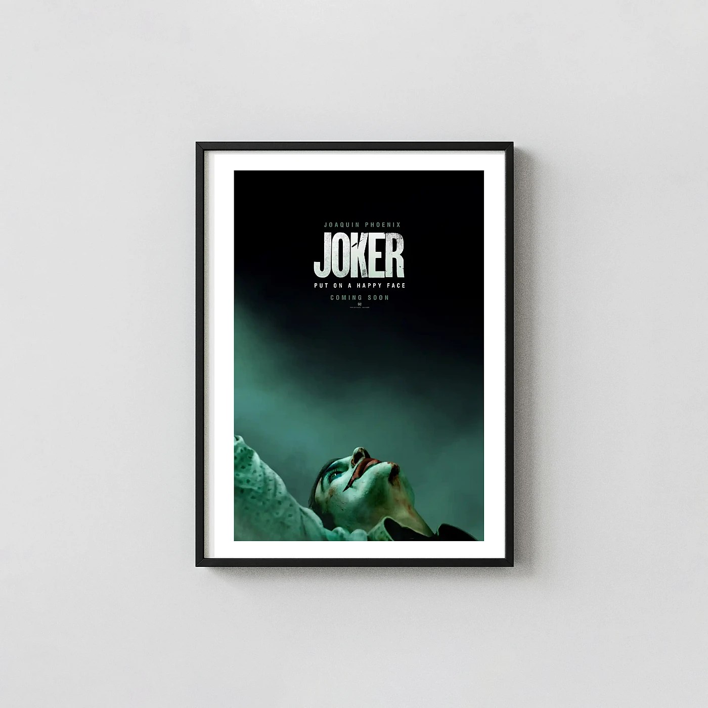 Joker (2019 Film) Movie Poster – Joker Poster: Modern Thriller Wall Art Print Joker (2019 Film) Movie Poster – Joker Poster: Modern Thriller Wall Minimalist Movie Poster Xe2X80X93 Portrait Frame Wall Art Mockup | Merchfuse