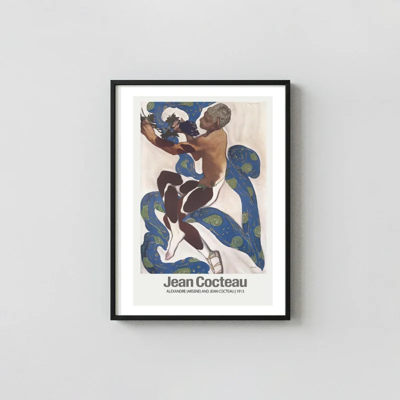 Classic Jean Cocteau Poster - 1913 Ballets Russes Nijinsky Art Print
