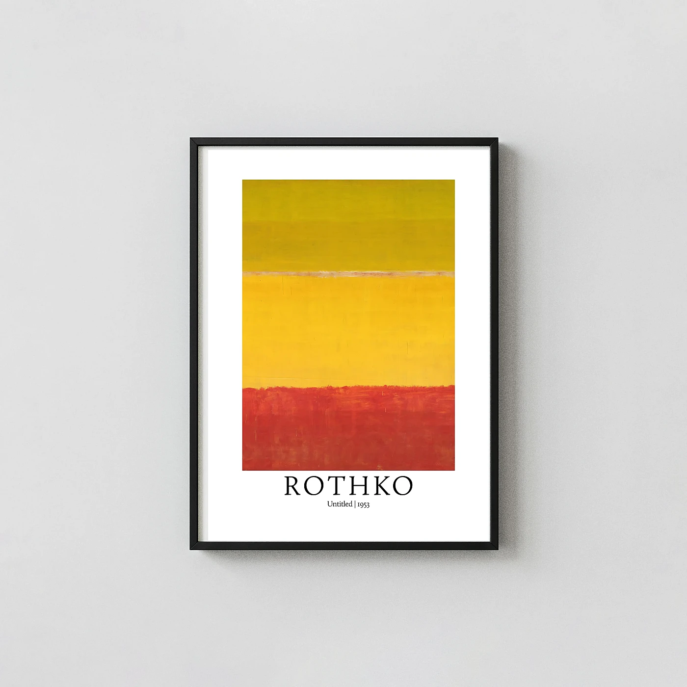 Authentic Mark Rothko art print - fine art poster print