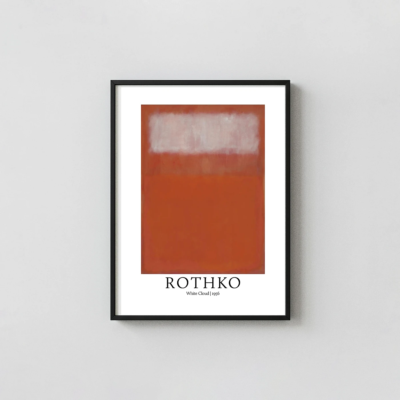 Exclusive Rothko White Cloud art print - fine art poster print