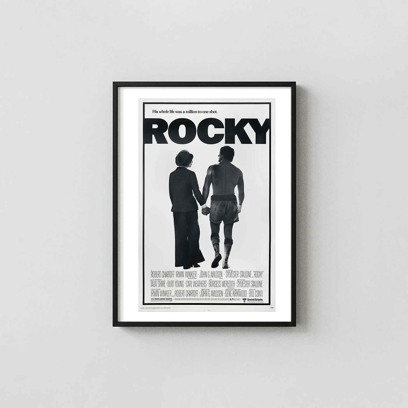 Rocky Movie Poster – 1976 Original Theatrical Poster: Vintage Action Wall Art Print Rocky Movie Poster – 1976 Original Theatrical Poster: Vintage Action Wall Movie Posters Xe2X80X93 Portrait Frame Wall Art Mockup | Merchfuse