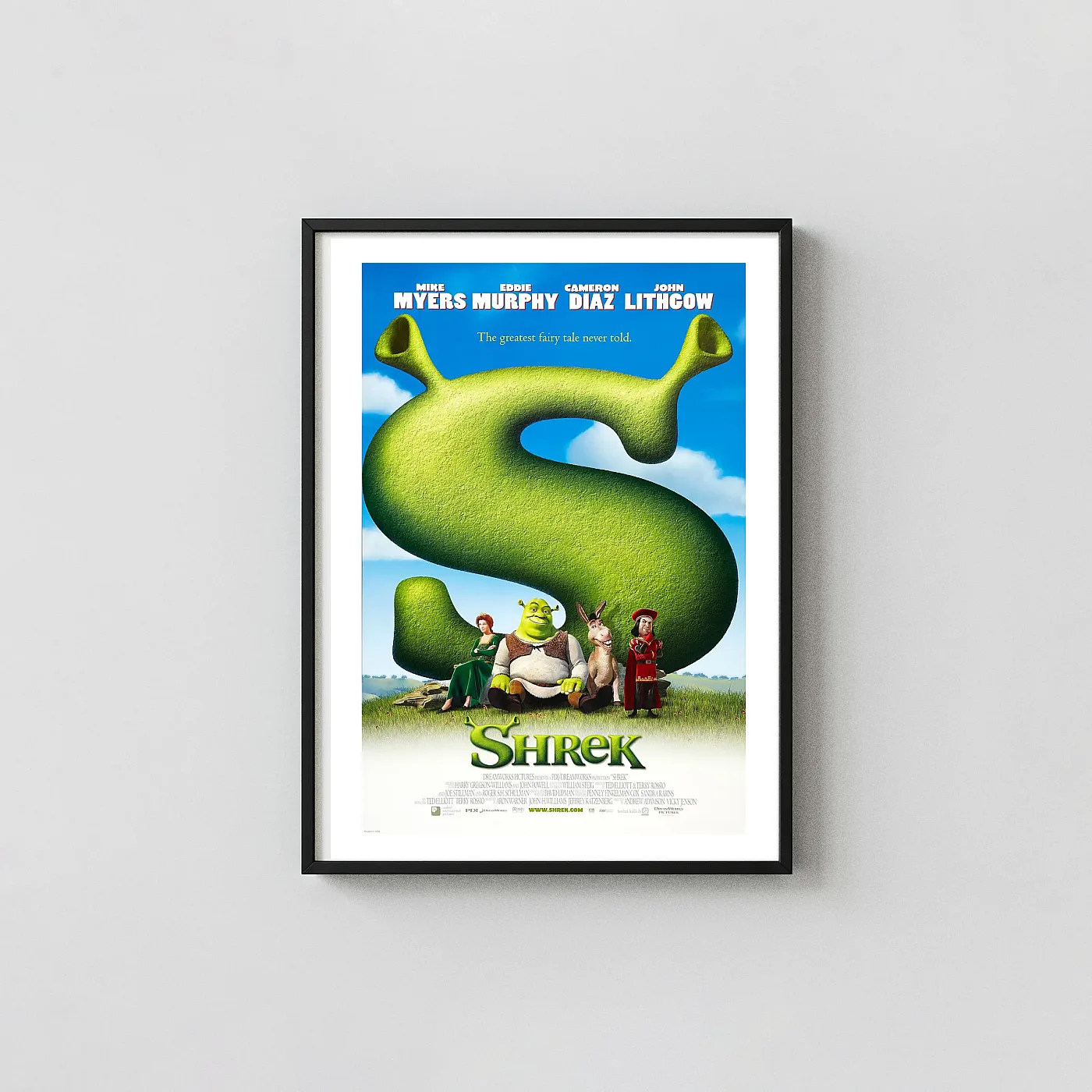 Animated Movie Poster – 2001 Original Theatrical Poster: Vintage Wall Animation and Anime Posters xe2x80x93 Portrait Frame Wall Art Mockup | MerchFuse