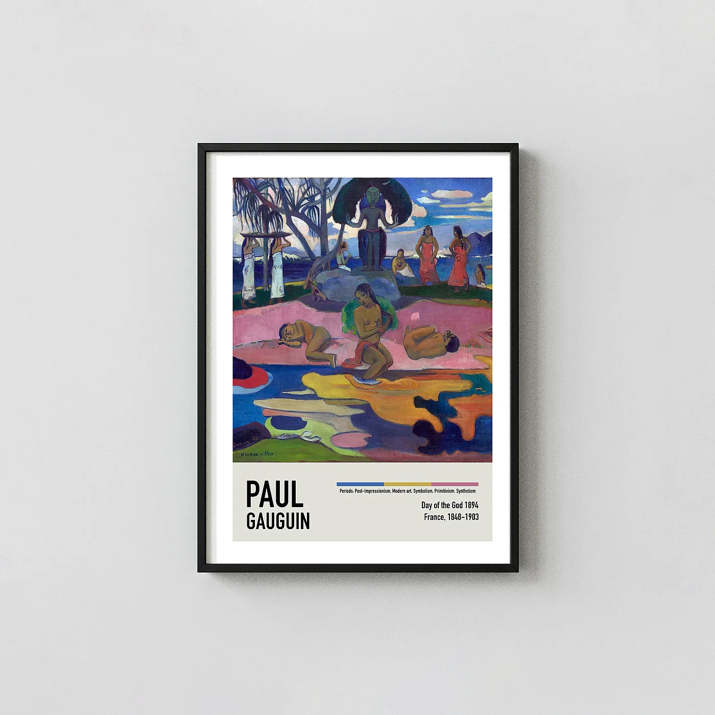 Authentic Paul Gauguin poster Day of the God 1894 - fine art poster print
