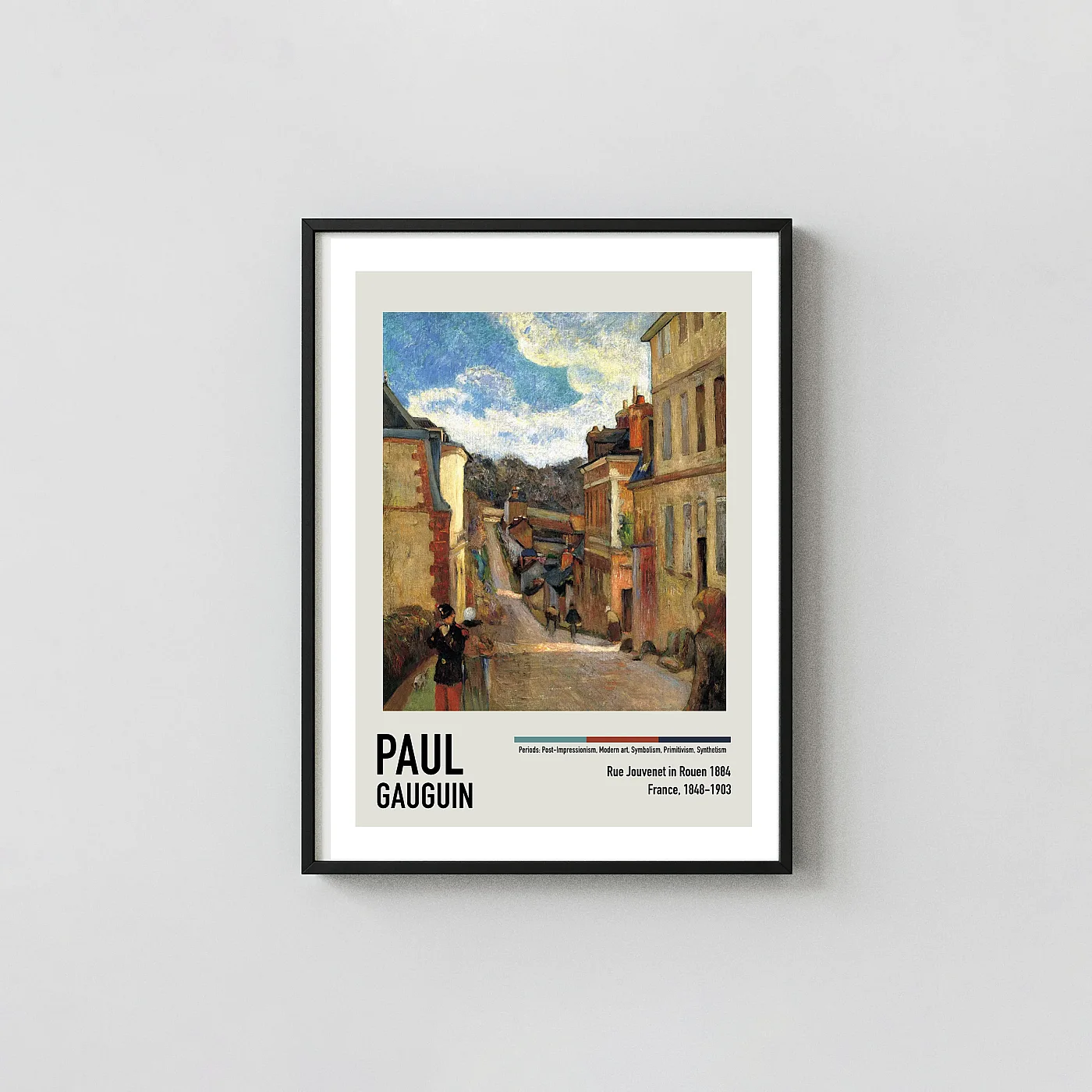 Exclusive Paul Gauguin Rouen art print - fine art poster print