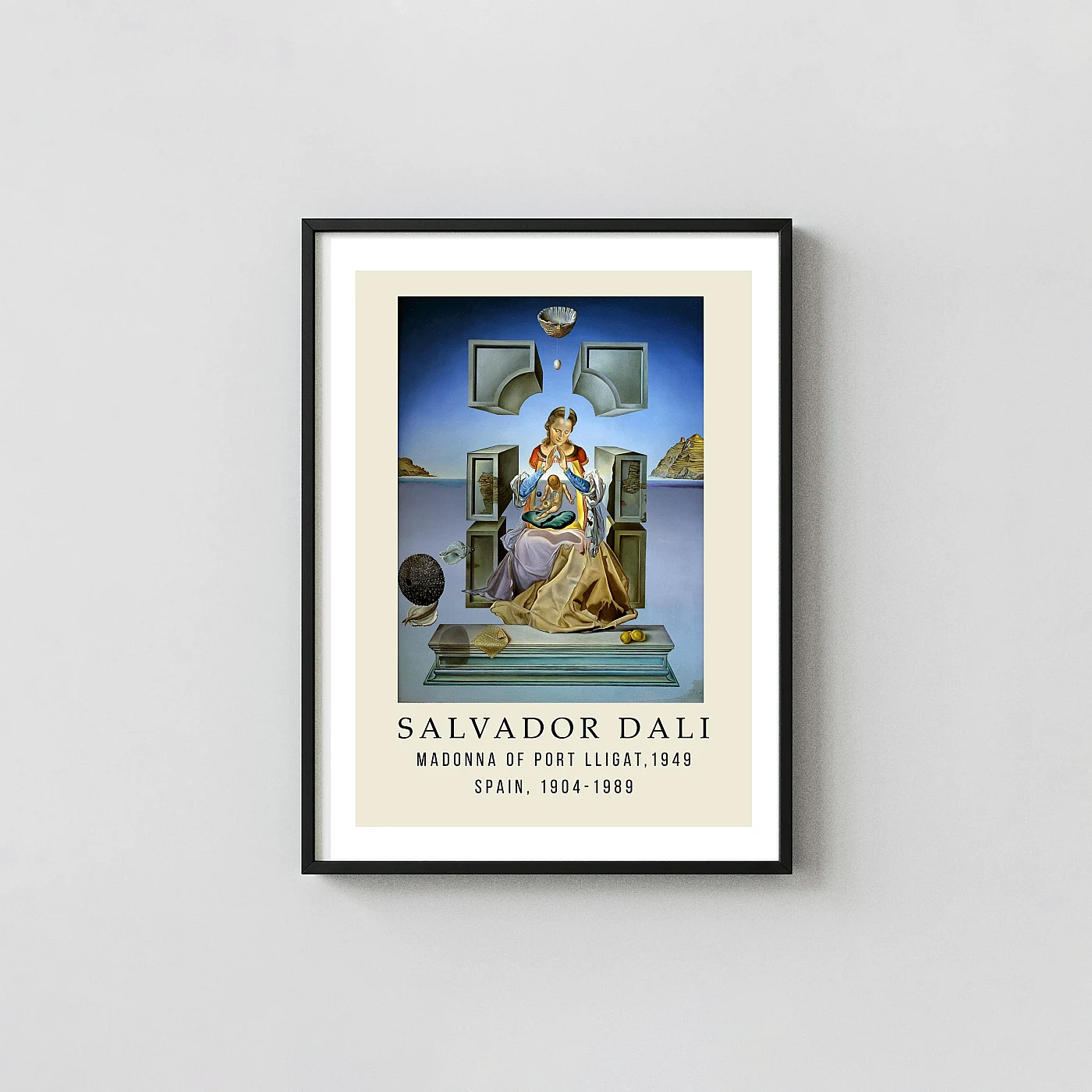Authentic Madonna of Port Lligat art print - fine art poster print