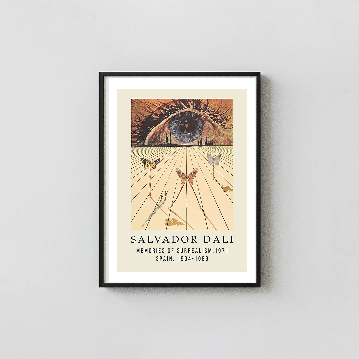 Salvador Dali poster Memories of Surrealism 1971 Exhibition - fine art poster print