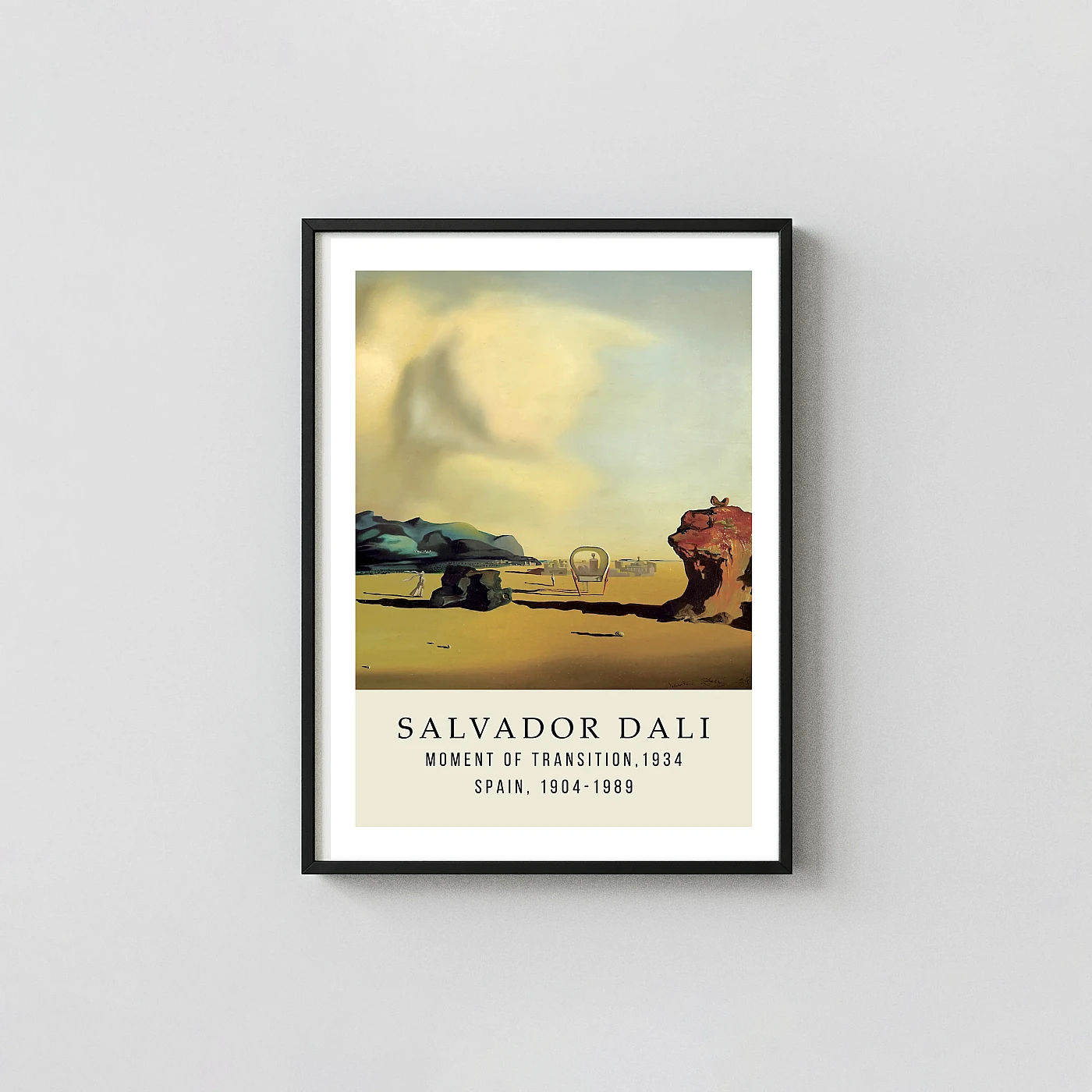 Authentic Salvador Dali Poster Moment of Transition 1934 - fine art poster print