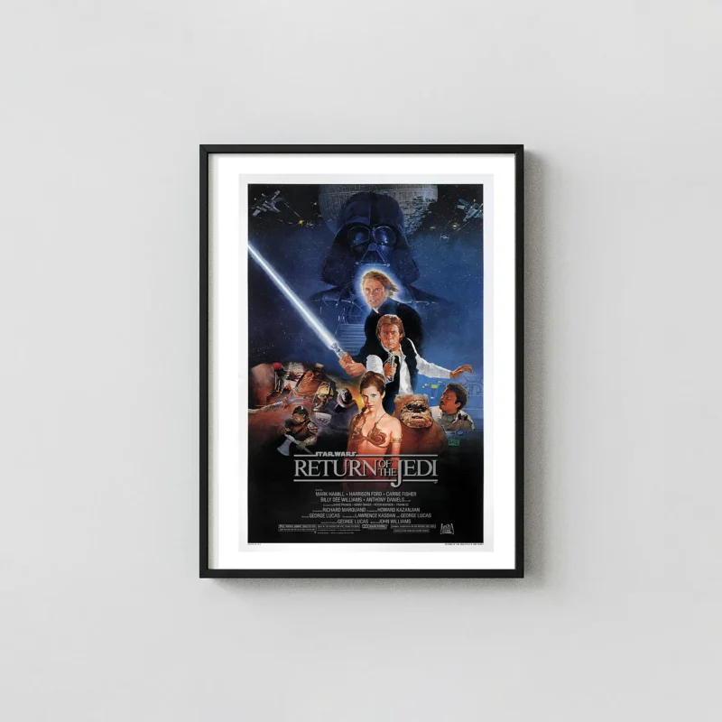 Star Wars: Return of the Jedi 1983 Original Theatrical Poster – Darth Vader & Luke Skywalker