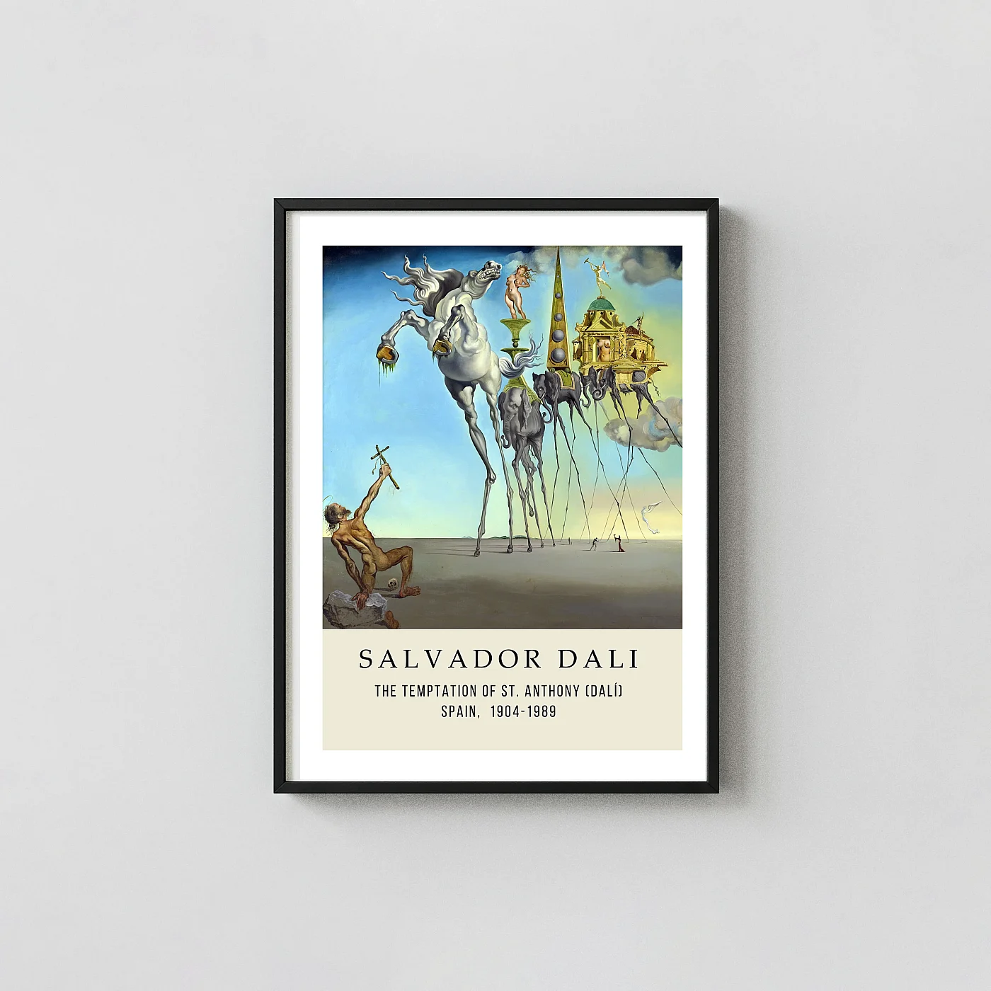 Classic The Temptation of St Anthony art print - fine art poster print