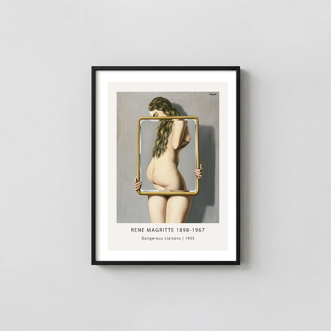 Magritte Dangerous Liaisons art print - fine art poster print