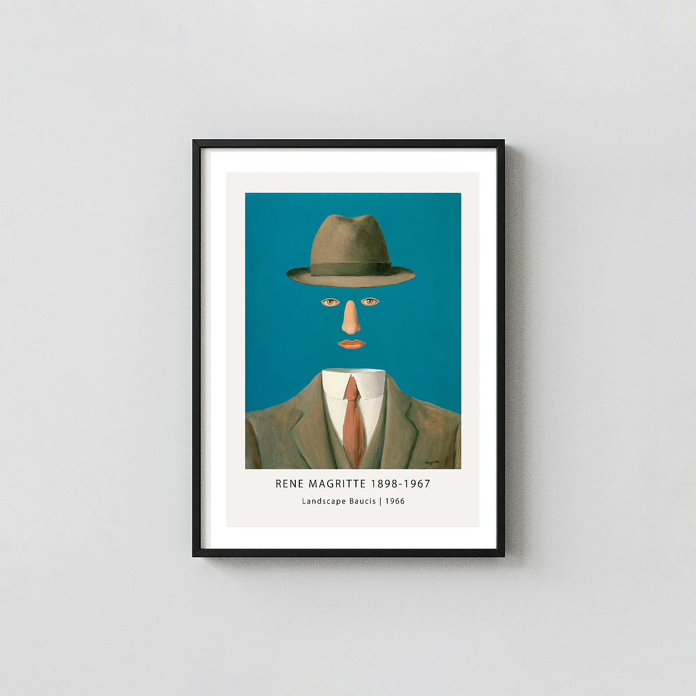 Magritte Baucis art print - fine art poster print