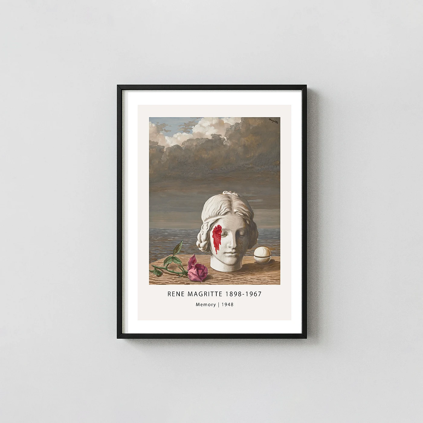 Exclusive Rene Magritte Memory Poster - fine art poster print