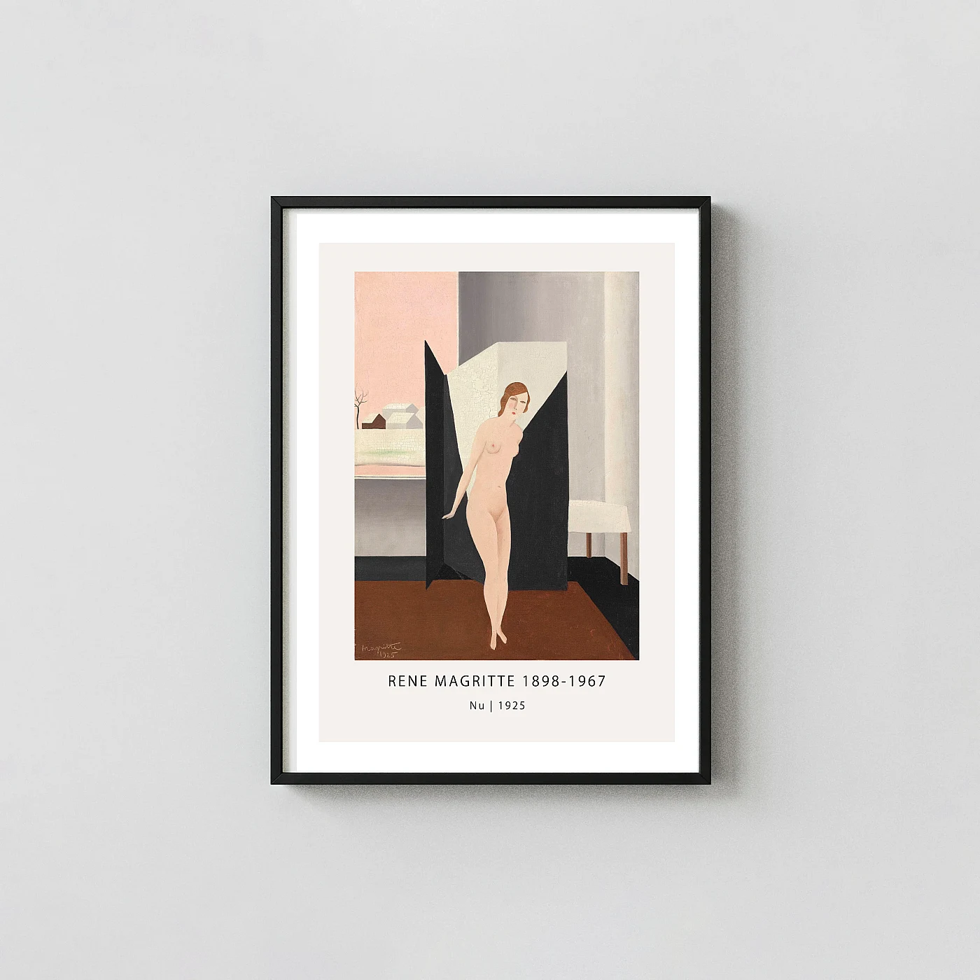 Exclusive Rene Magritte Nu Poster - fine art poster print