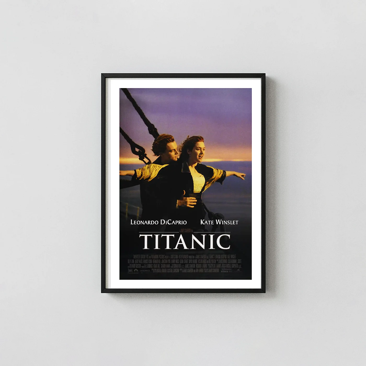 Titanic Movie Poster – Official Poster: Modern Horror Wall Minimalist Movie Poster xe2x80x93 Portrait Frame Wall Art Mockup | MerchFuse