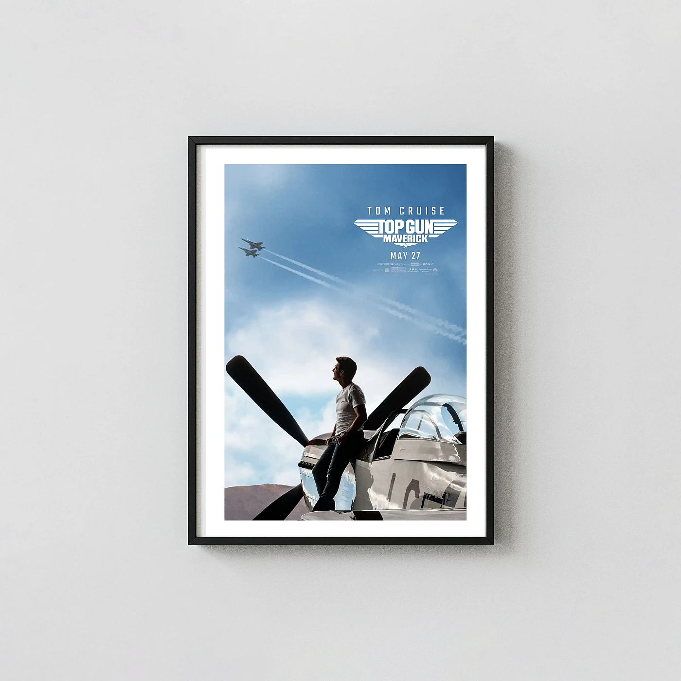 Top Gun: Maverick Movie Poster – Iconic Poster: Modern Action Wall Art Print Top Gun: Maverick Movie Poster – Iconic Poster: Modern Action Wall Action &Amp; Adventure Movie Posters Xe2X80X93 Portrait Frame Wall Art Mockup | Merchfuse