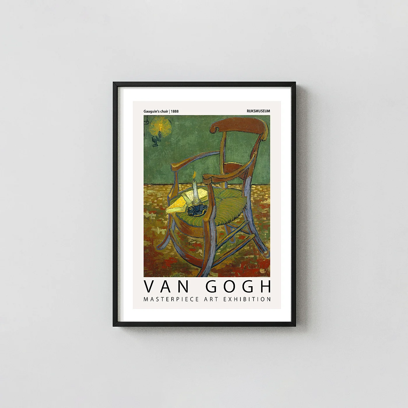 Authentic Gauguin's Chair art print - fine art poster print