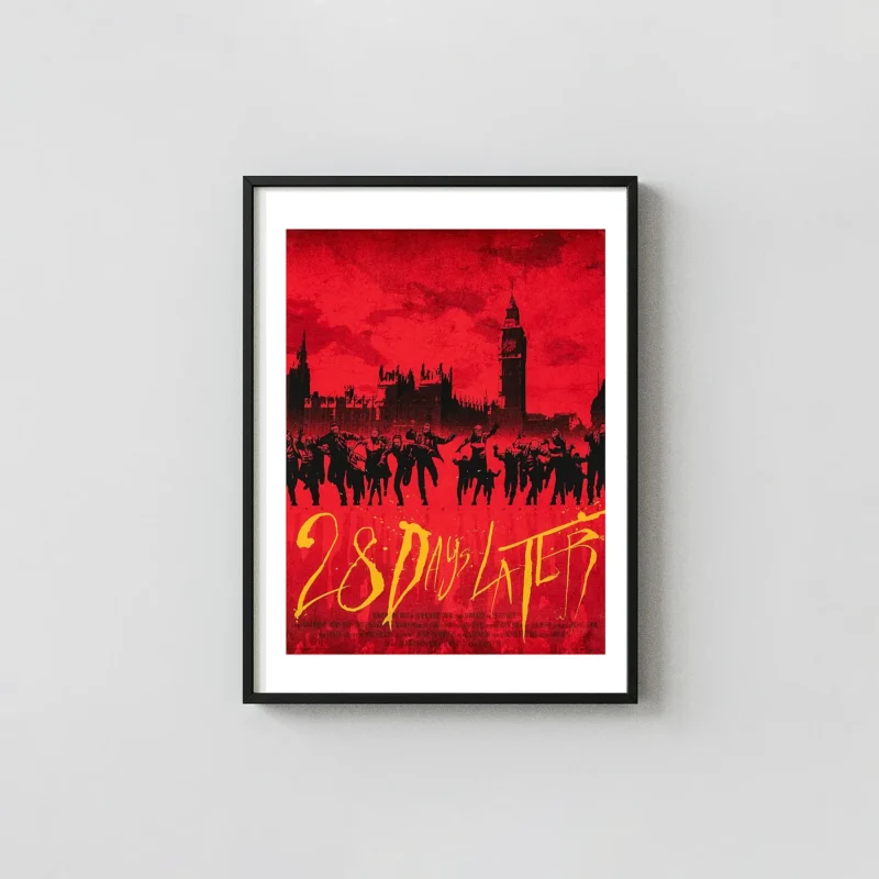 Charlie Adlard Mondo Poster | 28 Days Later Infected Horde Art Print