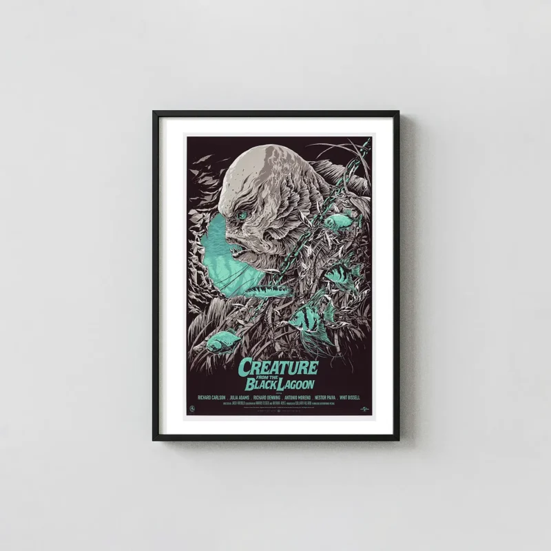 Creature from the Black Lagoon Poster | Ken Taylor Mondo Art Print | Universal Monsters Horror