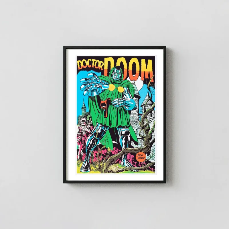 Doctor Doom Marvelmania 125 Poster by Jack Kirby | Classic Marvel Comic Art Print