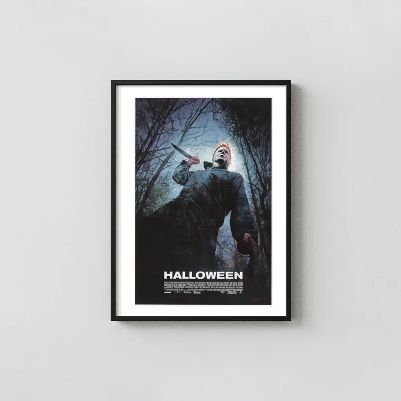 Bill Sienkiewicz Halloween 2018 Mondo Poster | Michael Myers Horror Art Print