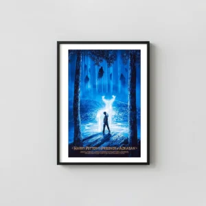 Harry Potter and the Prisoner of Azkaban Patronus Poster | Kevin Wilson Best Sellers xe2x80x93 Portrait Frame Wall Art Mockup | MerchFuse