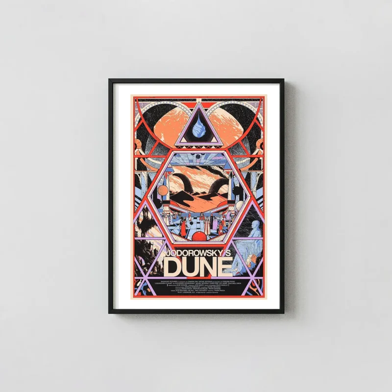 Jodorowsky's Dune Mondo Poster by Kilian Eng | Psychedelic Sci-Fi Art Print