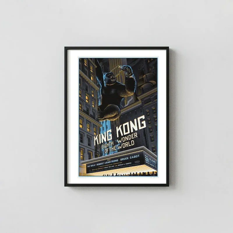 King Kong Laurent Durieux Mondo Poster Print: Eighth Wonder of the World Art
