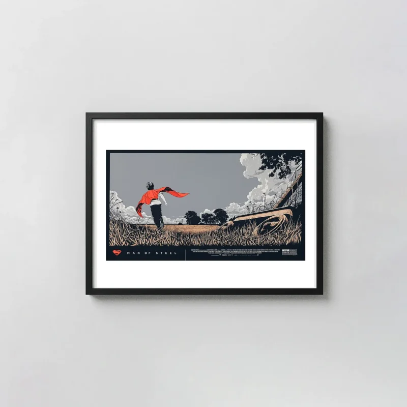 Man of Steel Movie Poster by Ken Taylor - Official Mondo Screen Print Art