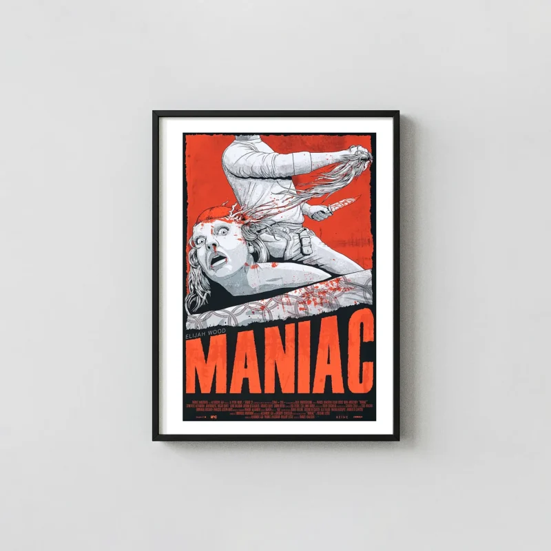 Maniac (2012) Jeff Proctor Mondo Poster | Horror Movie Cult Classic Art Print