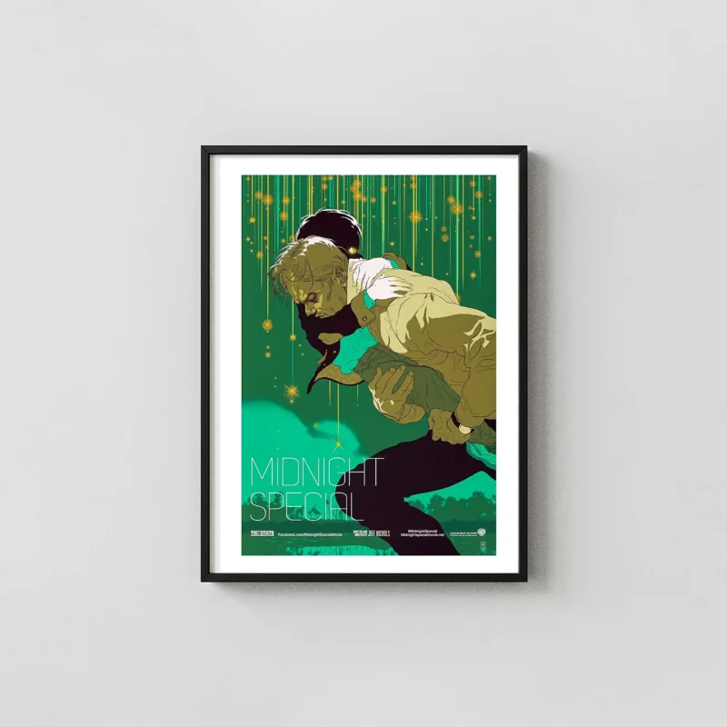 Midnight Special Mondo Poster by Tomer Hanuka | Sci-Fi Thriller Art Print