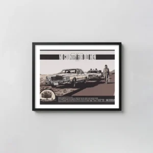 No Country for Old Men Mondo Poster - Ken Taylor Limited Edition Movie Movie Posters xe2x80x93 Landscape Frame Wall Art Mockup | MerchFuse