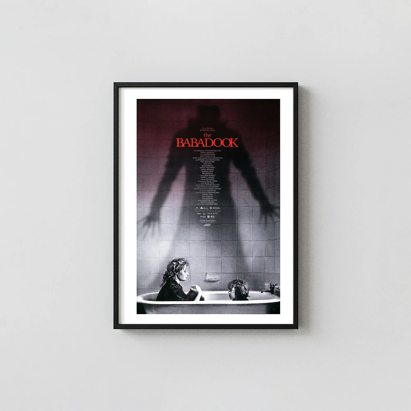 The Babadook Mondo Poster By Greg Ruth | Essential Horror Movie Art Print The Babadook Mondo Poster By Greg Ruth | Essential Horror Movie Horror Movies Posters Xe2X80X93 Portrait Frame Wall Art Mockup | Merchfuse