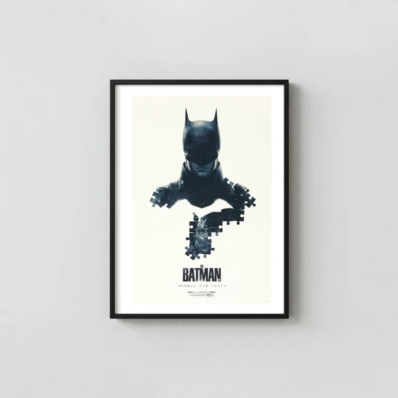 The Batman (2022) Puzzle Poster | Mondo Art Print by Phantom City Creative