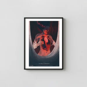 The Bride of Frankenstein Poster by Kevin Tong | Mondo Horror Movie Horror Movies Posters xe2x80x93 Portrait Frame Wall Art Mockup | MerchFuse