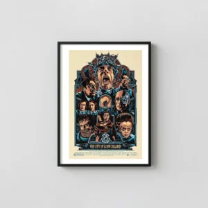 The City of Lost Children Mondo Poster by Ken Taylor | La Cité des Enfants Perdus Movie Posters xe2x80x93 Portrait Frame Wall Art Mockup | MerchFuse