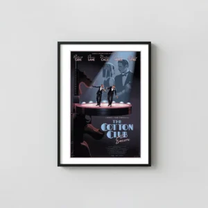 The Cotton Club Encore Mondo Poster by Laurent Durieux | Francis Ford Coppola Film Art Movie Posters xe2x80x93 Portrait Frame Wall Art Mockup | MerchFuse