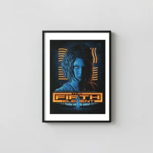 Tracie Ching's The Fifth Element Poster | Leeloo Sci-Fi Movie Movie Posters xe2x80x93 Portrait Frame Wall Art Mockup | MerchFuse