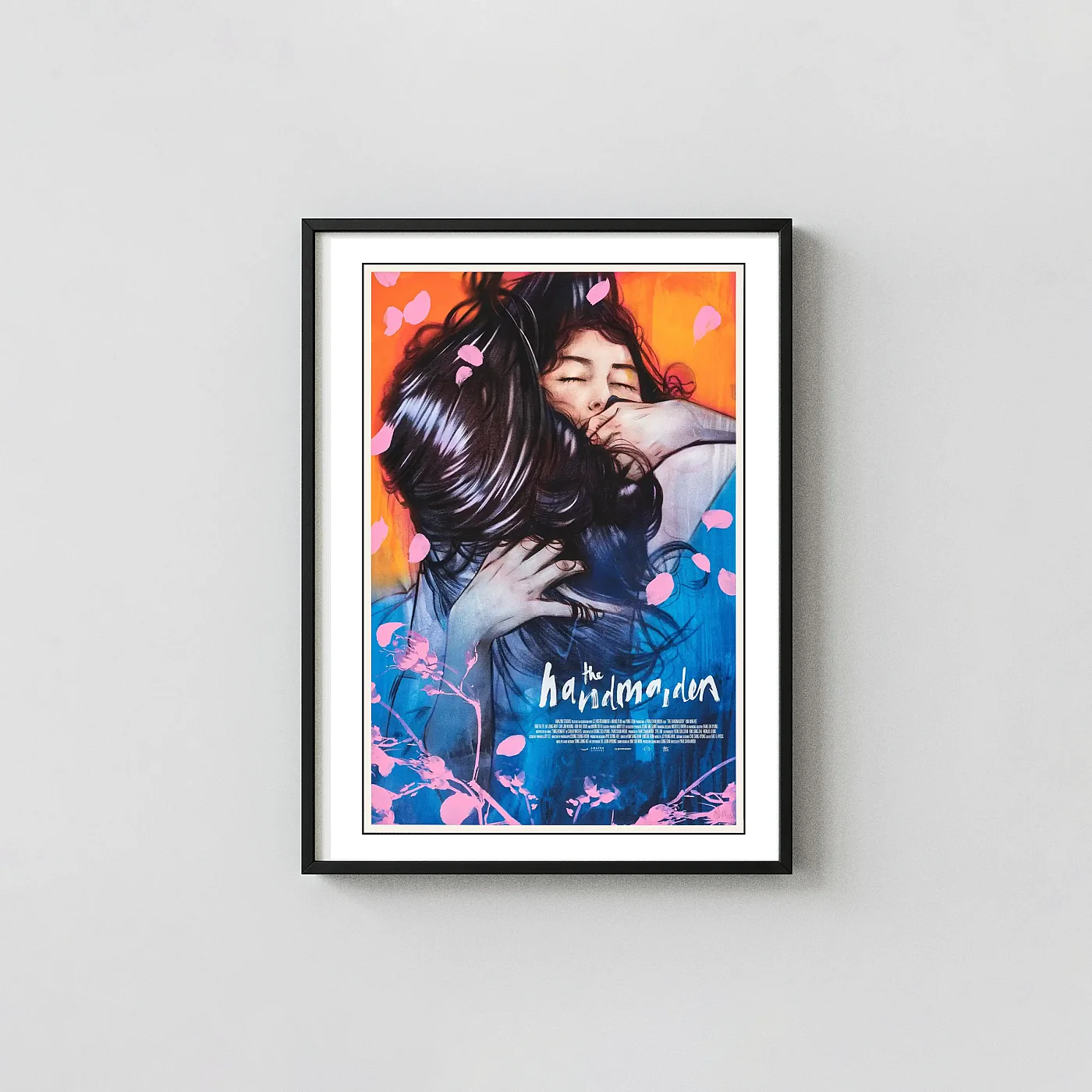 The Handmaiden Movie Poster By Tula Lotay | Official Mondo Art Print The Handmaiden Movie Poster By Tula Lotay | Official Mondo Movie Posters Xe2X80X93 Portrait Frame Wall Art Mockup | Merchfuse