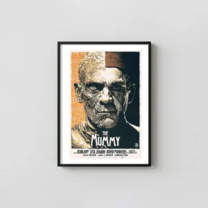 The Mummy (1932) Mondo Poster | Imhotep Boris Karloff Universal Horror Art Horror Movies Posters xe2x80x93 Portrait Frame Wall Art Mockup | MerchFuse