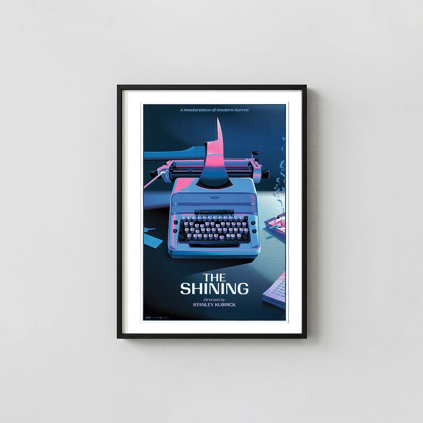 The Shining Mondo Poster by Laurent Durieux Stanley Kubrick Horror - movie poster wall art print