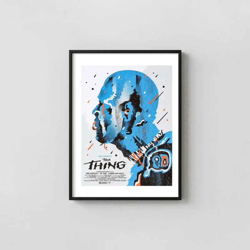 John Carpenter's The Thing Mondo Poster | Abstract Sci-Fi Horror Movie Art Print