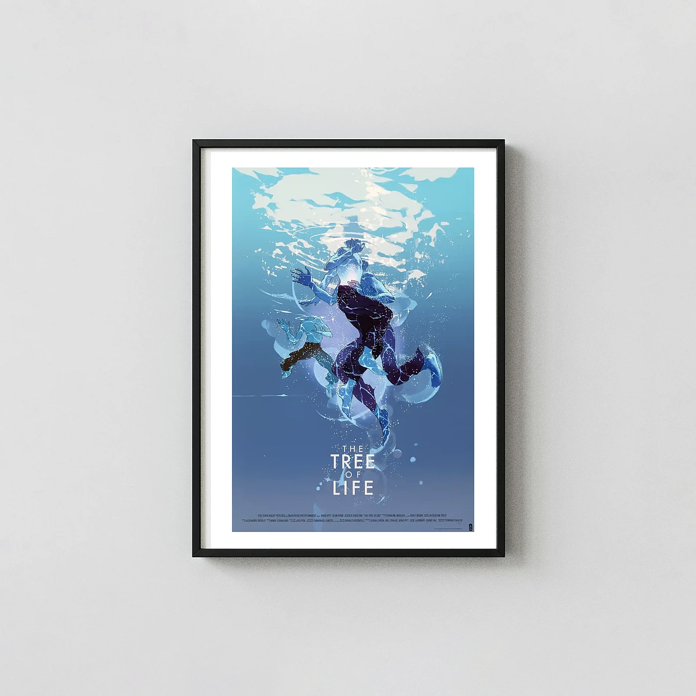 The Tree Of Life Mondo Poster By Tomer Hanuka | Conceptual Film Art Print The Tree Of Life Mondo Poster By Tomer Hanuka | Conceptual Film Movie Posters Xe2X80X93 Portrait Frame Wall Art Mockup | Merchfuse