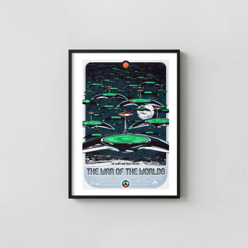 The War of the Worlds 1953 Movie Poster – Kako Mondo Tripod Invasion Art Print